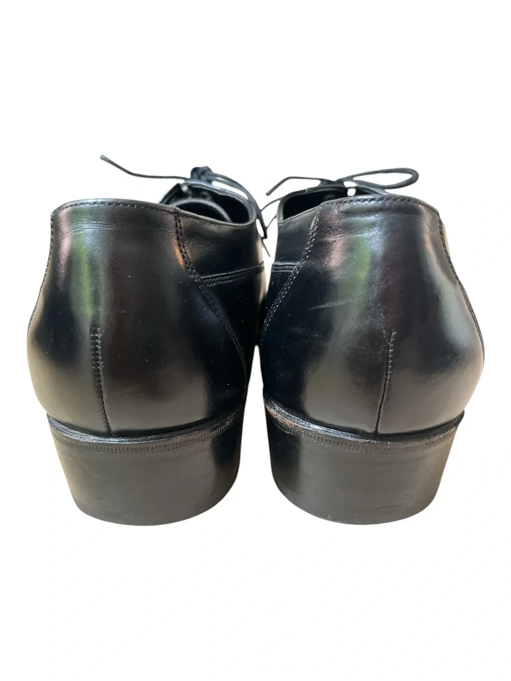 Florsheim Black Leather Dress Shoes Men's Size 9.5 Classic Oxfords
